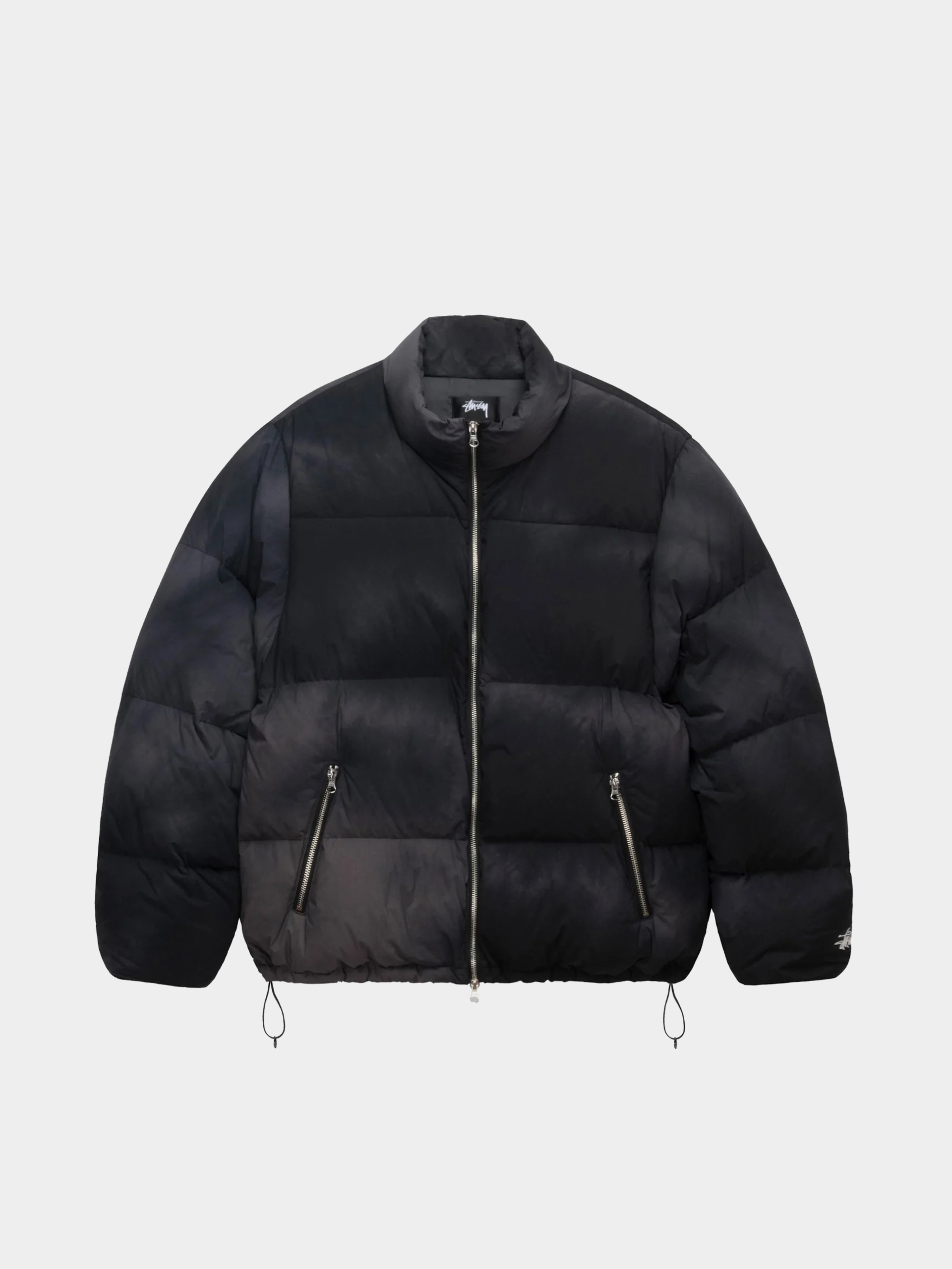 Stussy Recycled Nylon Down Puffer Jacket - black (vintage black)