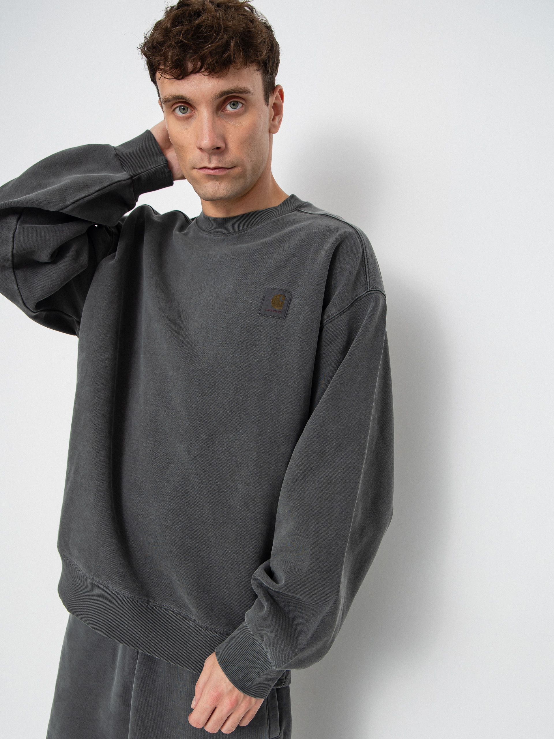 Carhartt WIP Vista Sweatshirt - black (black/garment dyed)