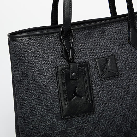Jordan Jam Monogram Tote Bag Black | Queens