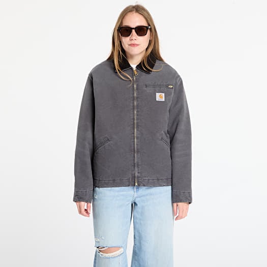 Carhartt WIP OG Detroit Jacket UNISEX Graphite/ Black Stone Canvas