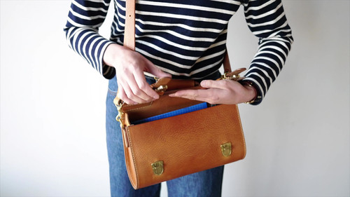 クラシックな2wayレザーショルダー | NORDFELD