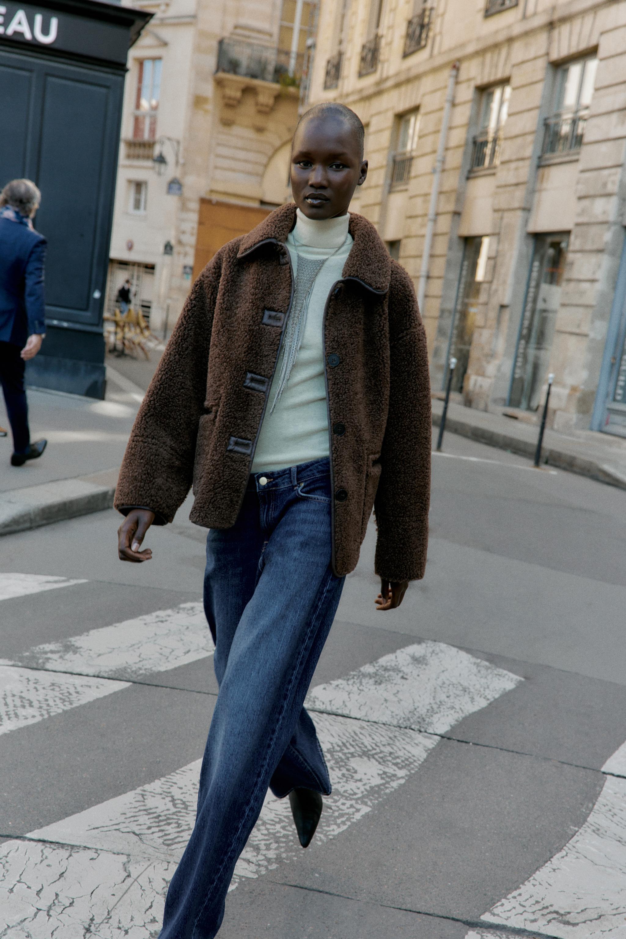 REVERSIBLE DOUBLE-FACED JACKET - Brown | ZARA United States