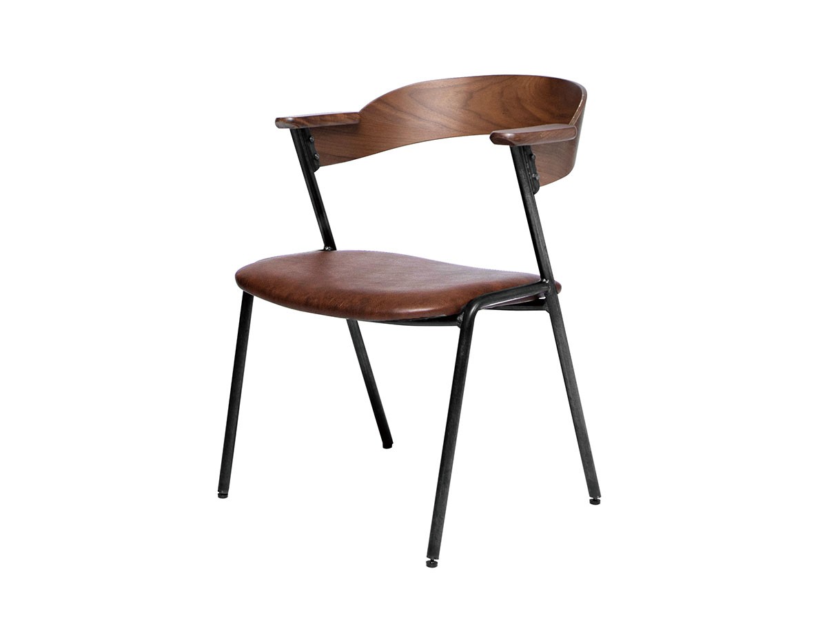 a.depeche danis short arm chair WN PU / アデペシュ ダニス ショート