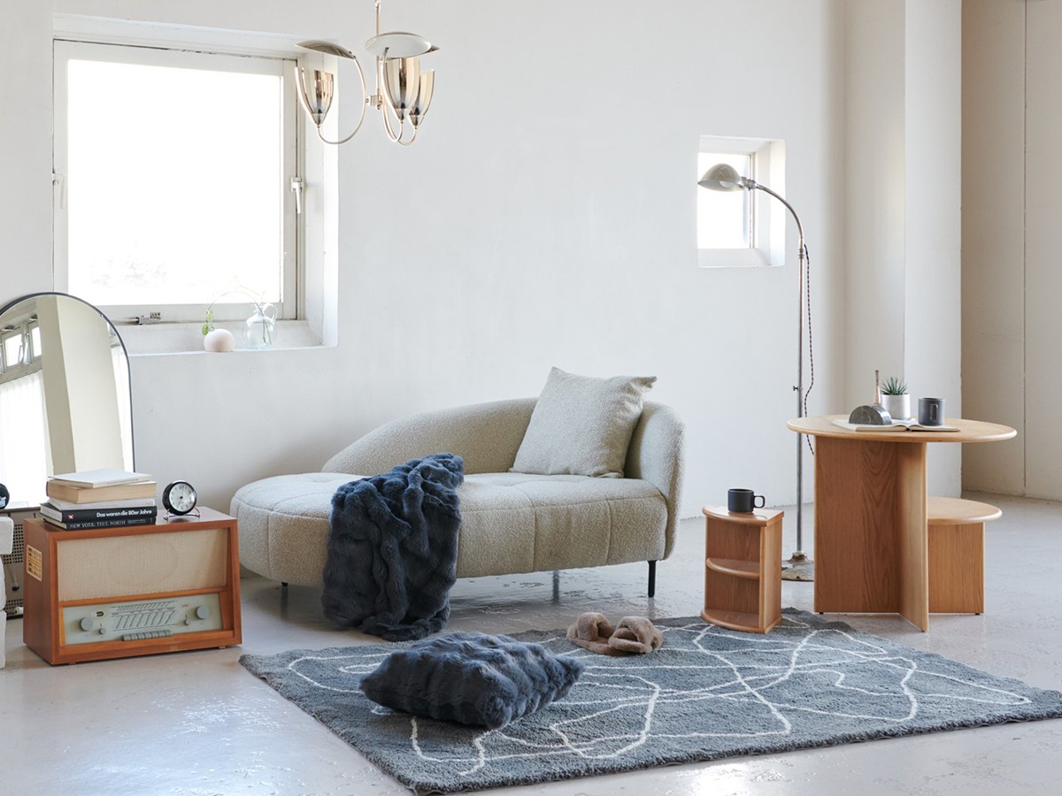 JOURNAL STANDARD FURNITURE PORTO QUARTER TABLE / ジャーナル