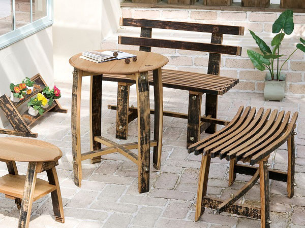 サントリー樽ものがたり Barrel Bench / さんとりーたるものがたり