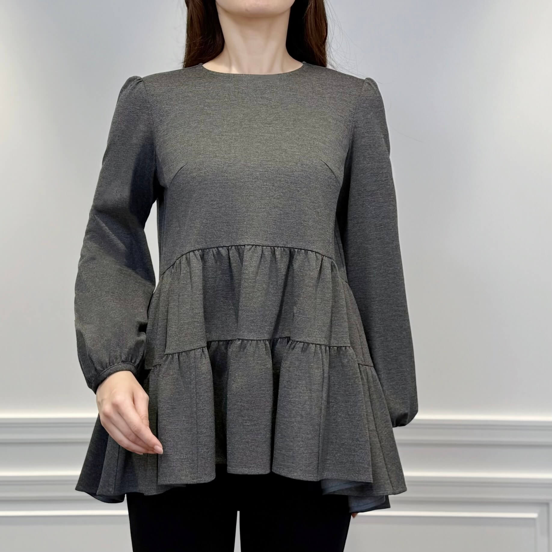 新作入荷情報〈ストレッチポンチギャザー切替カットソー〉 | m-i-d