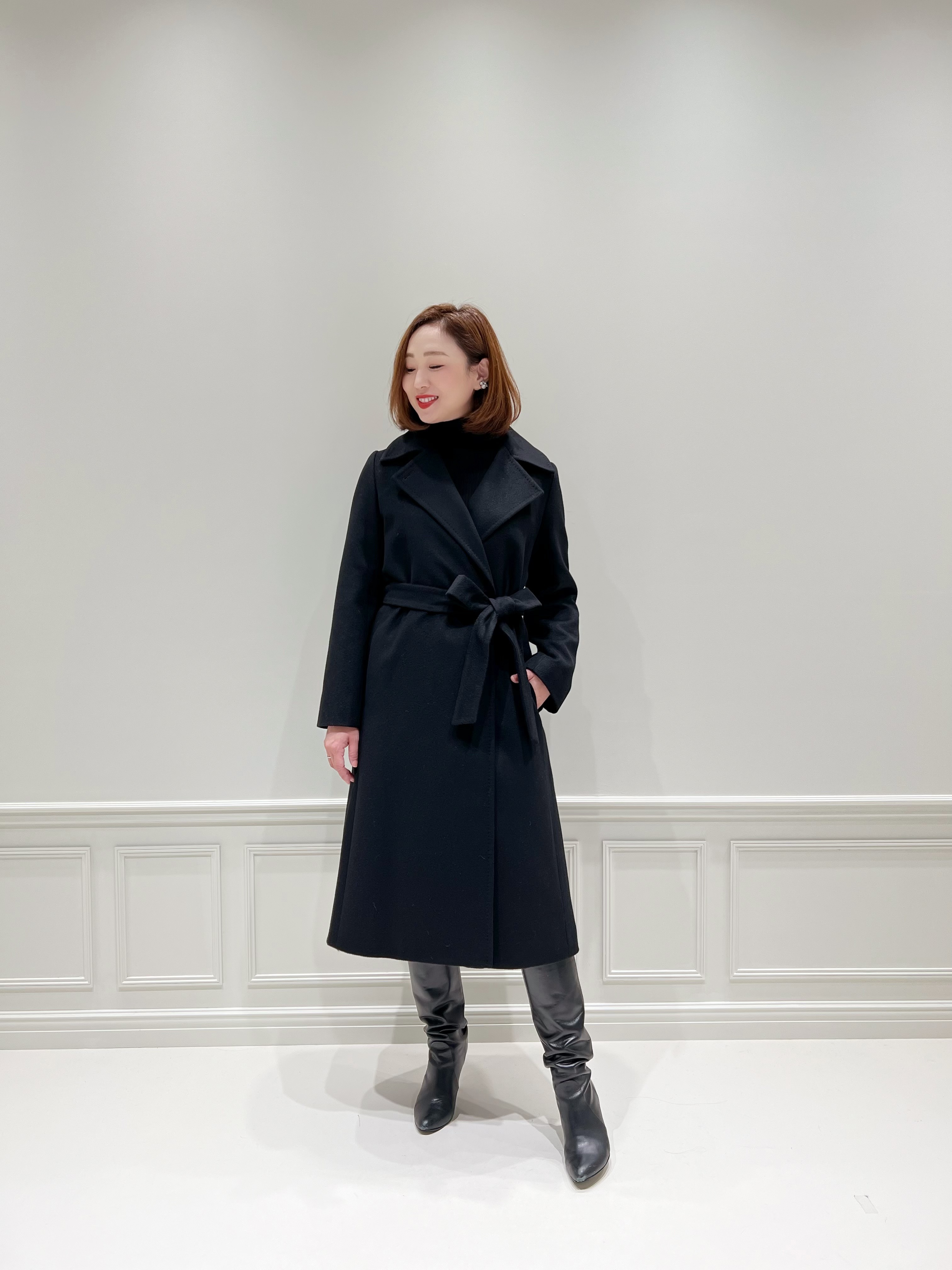 ベーシックでタイムレスなAveiretoileの2wayロングコート（素材/色別