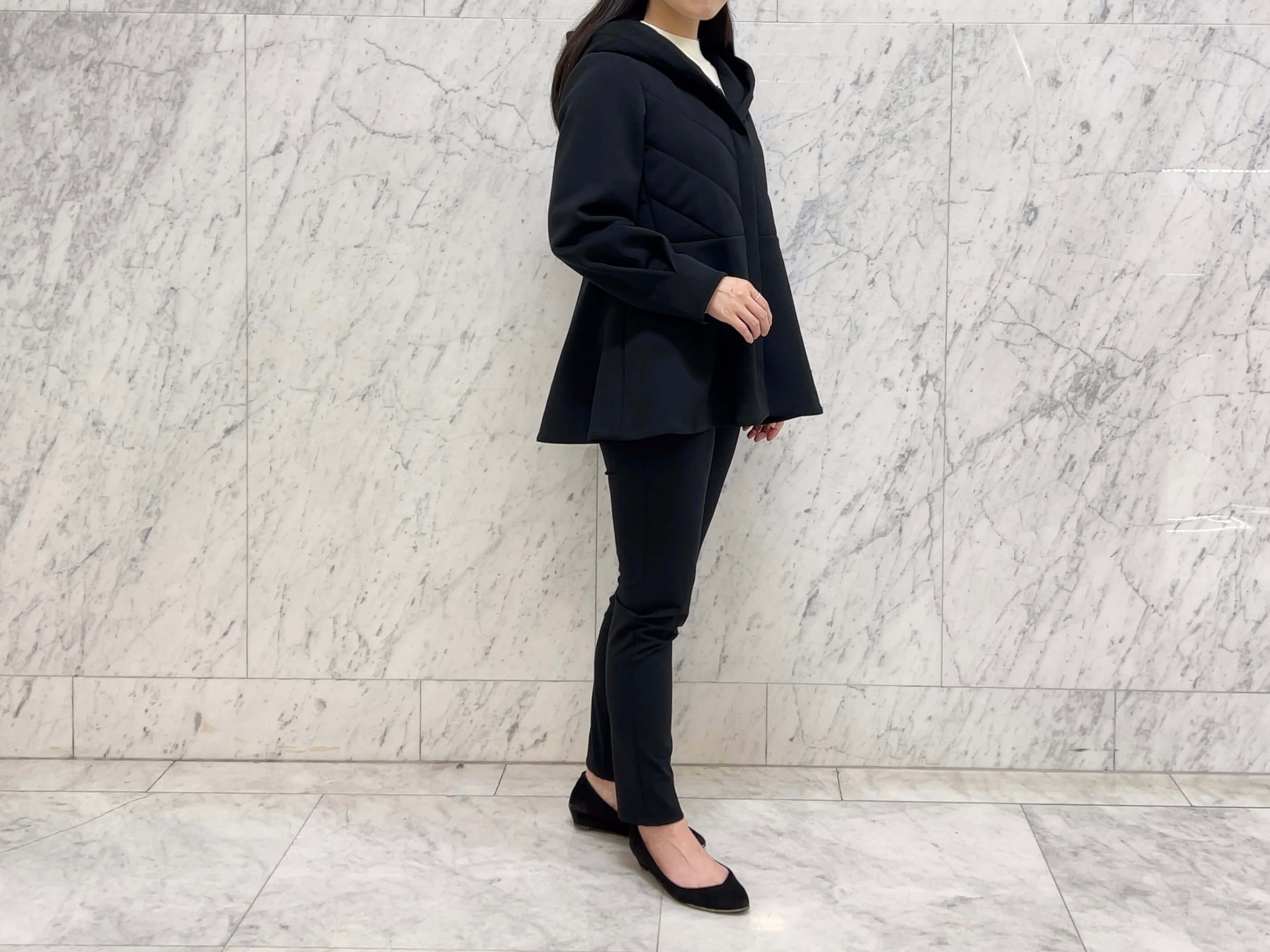 快適な着心地のダンボールニットジャケットは秋の行楽にもぴったり