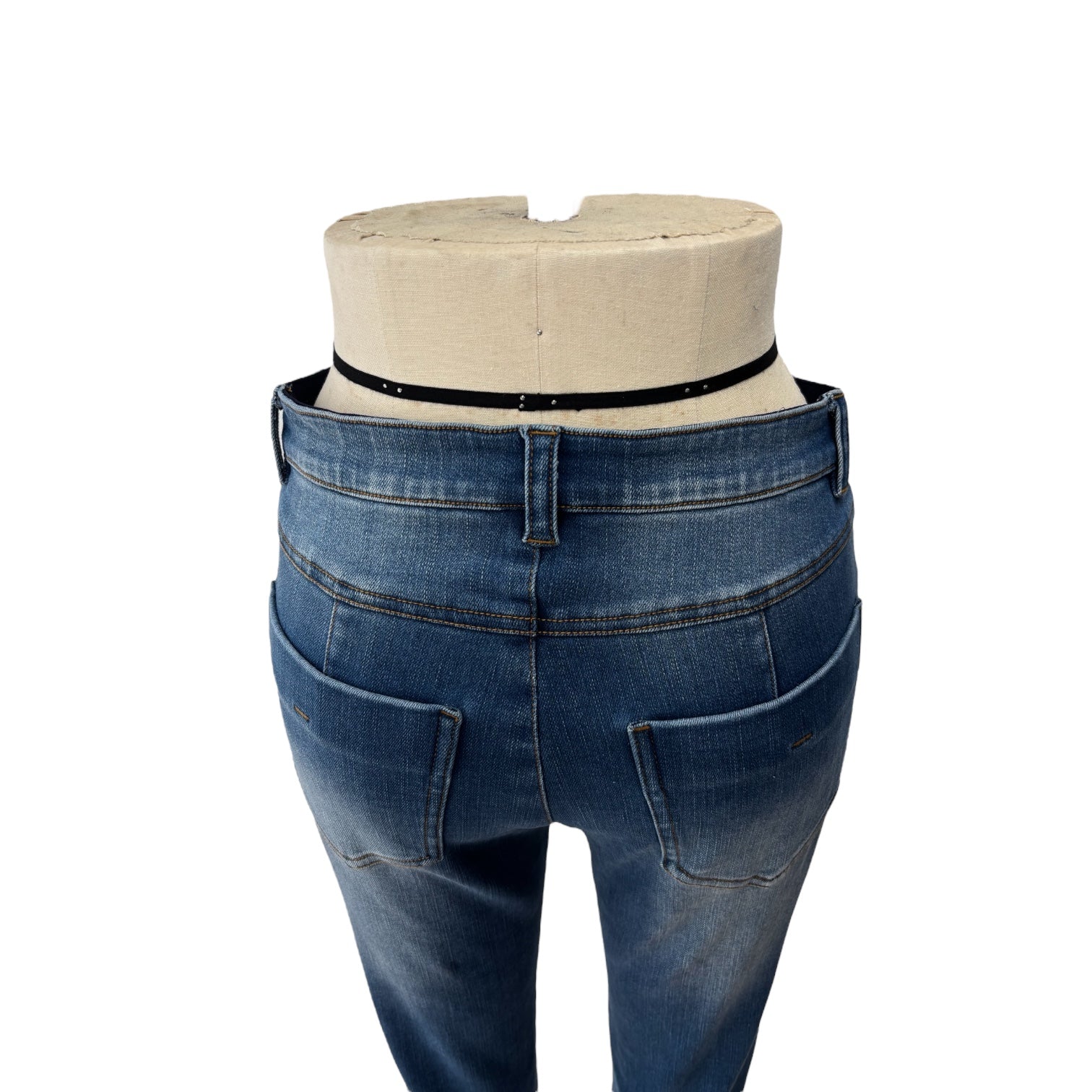 ayane】裏起毛スキニーデニム/896116