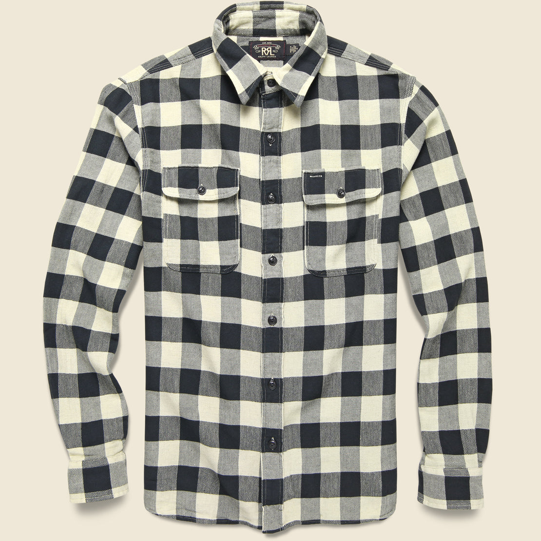 Matlock Workshirt - Black/Cream