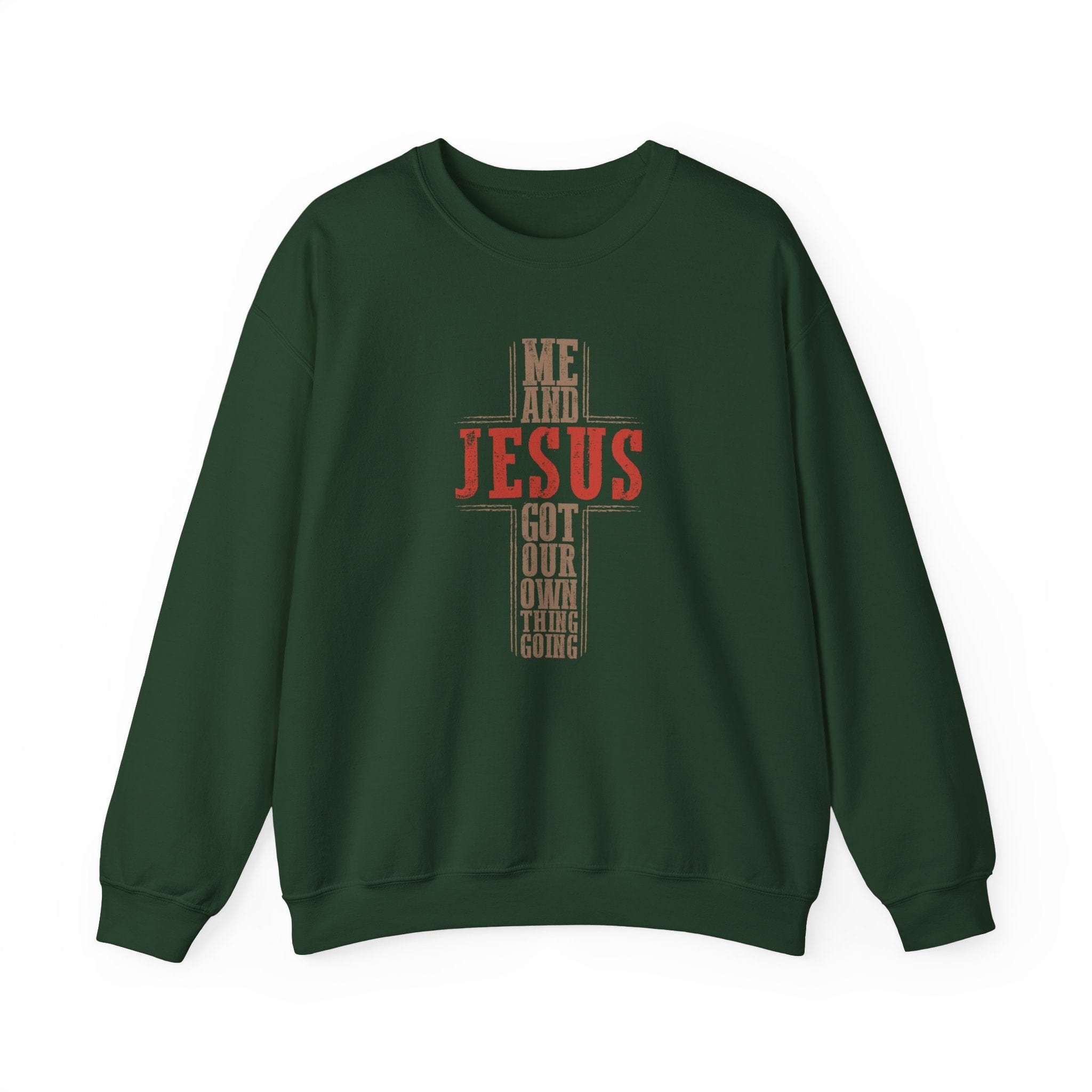 Me & Jesus Crewneck Sweatshirt – Steven Wood Music