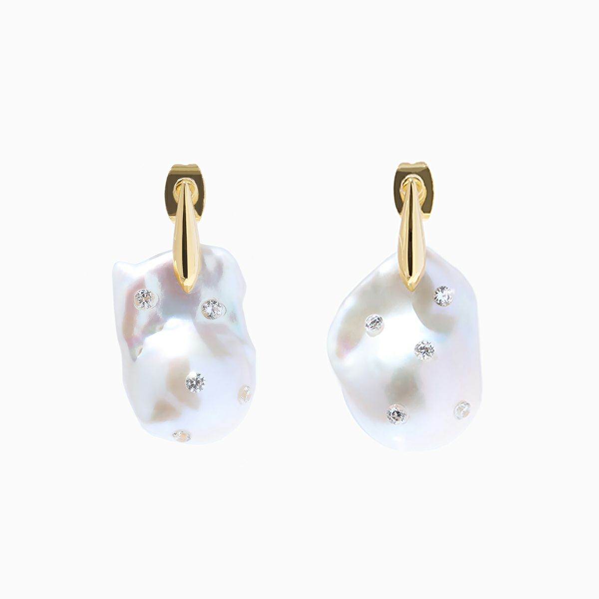 バロックパールトゥインクルピアス | STELLAR HOLLYWOOD-ステラハリウッド