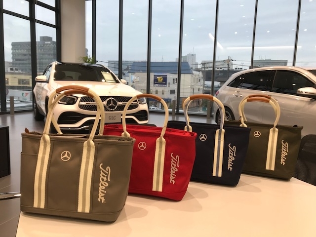 人気のMercedes-Benz×Titleist⛳️🏌️‍♂️ トートバッグが入荷致し