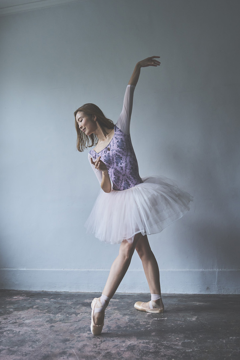 stina / type U ballerina + / Sonata grayish pink