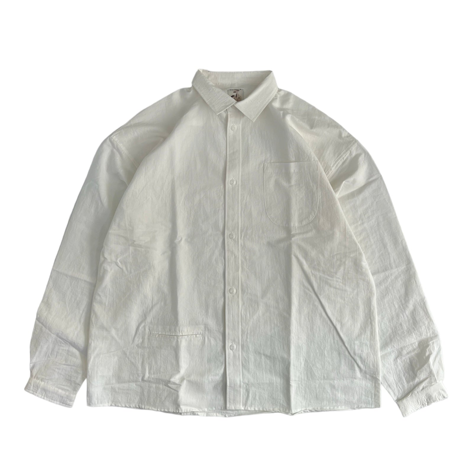 NOROLL | ノーロール】NORMAL L/S SHIRT/ノーマルLSシャツ(WHITE) 公式