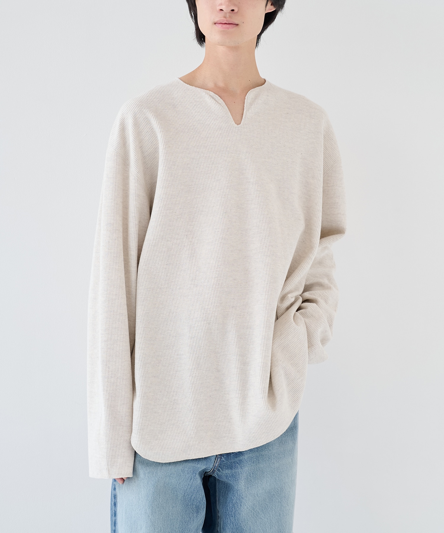Rough&Smooth Thermal Over NeckL/S｜blurhms