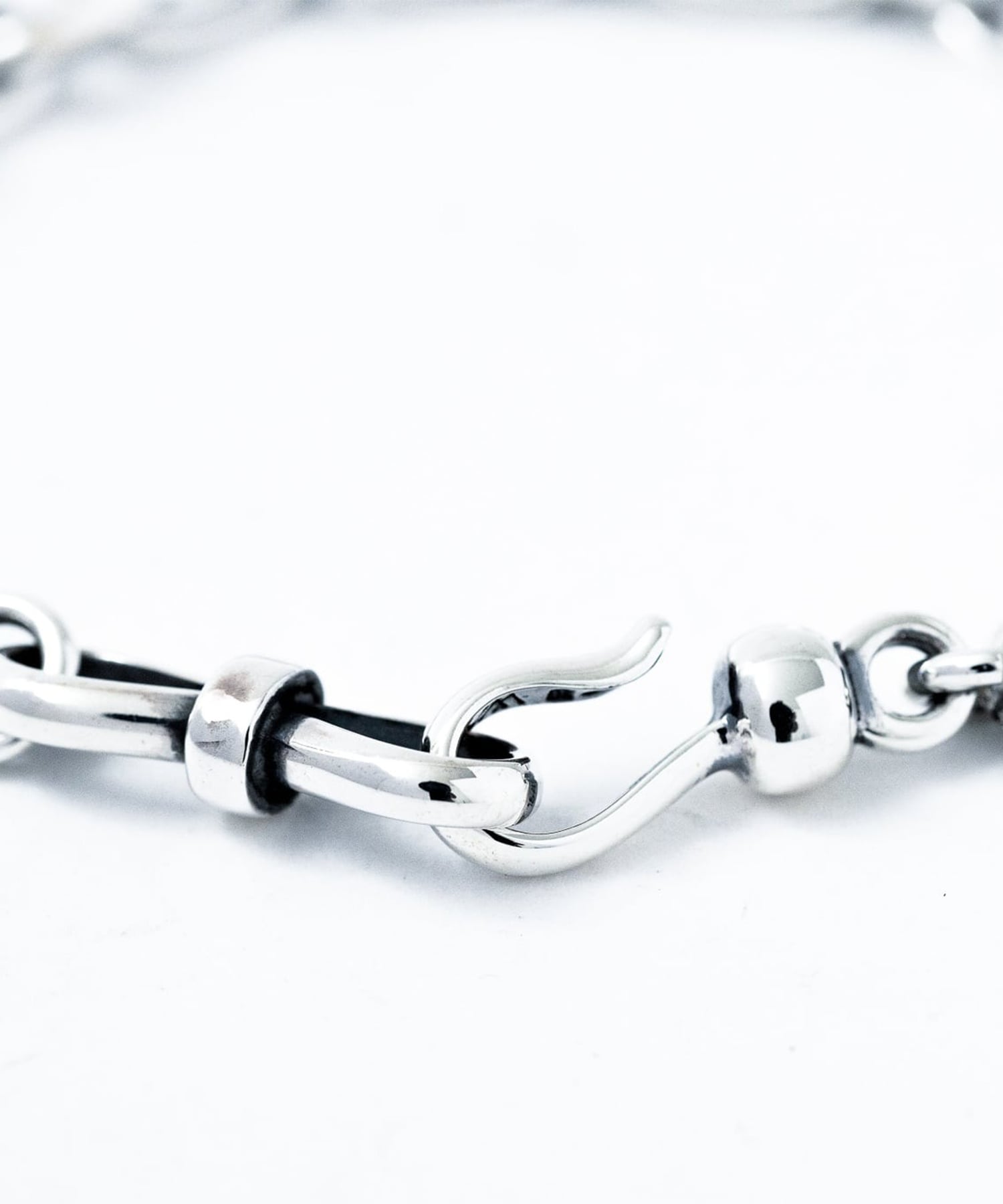 WAKAN SILVER SMITH | BN-063 Mebiusu hook bracelet (S)