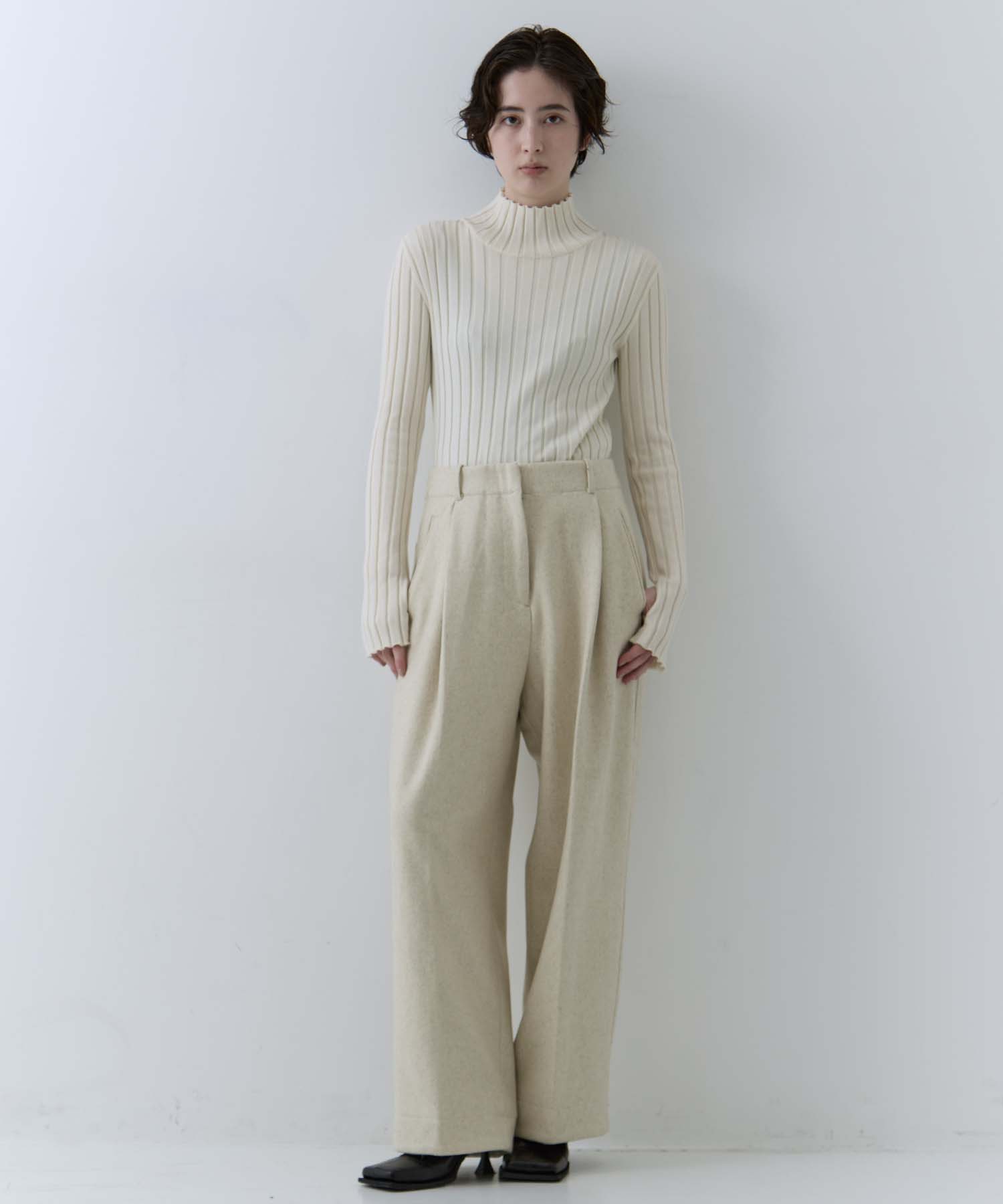 別注】Wool Painter Pants(36 ECRU): TODAYFUL: WOMENS｜ STUDIOUS