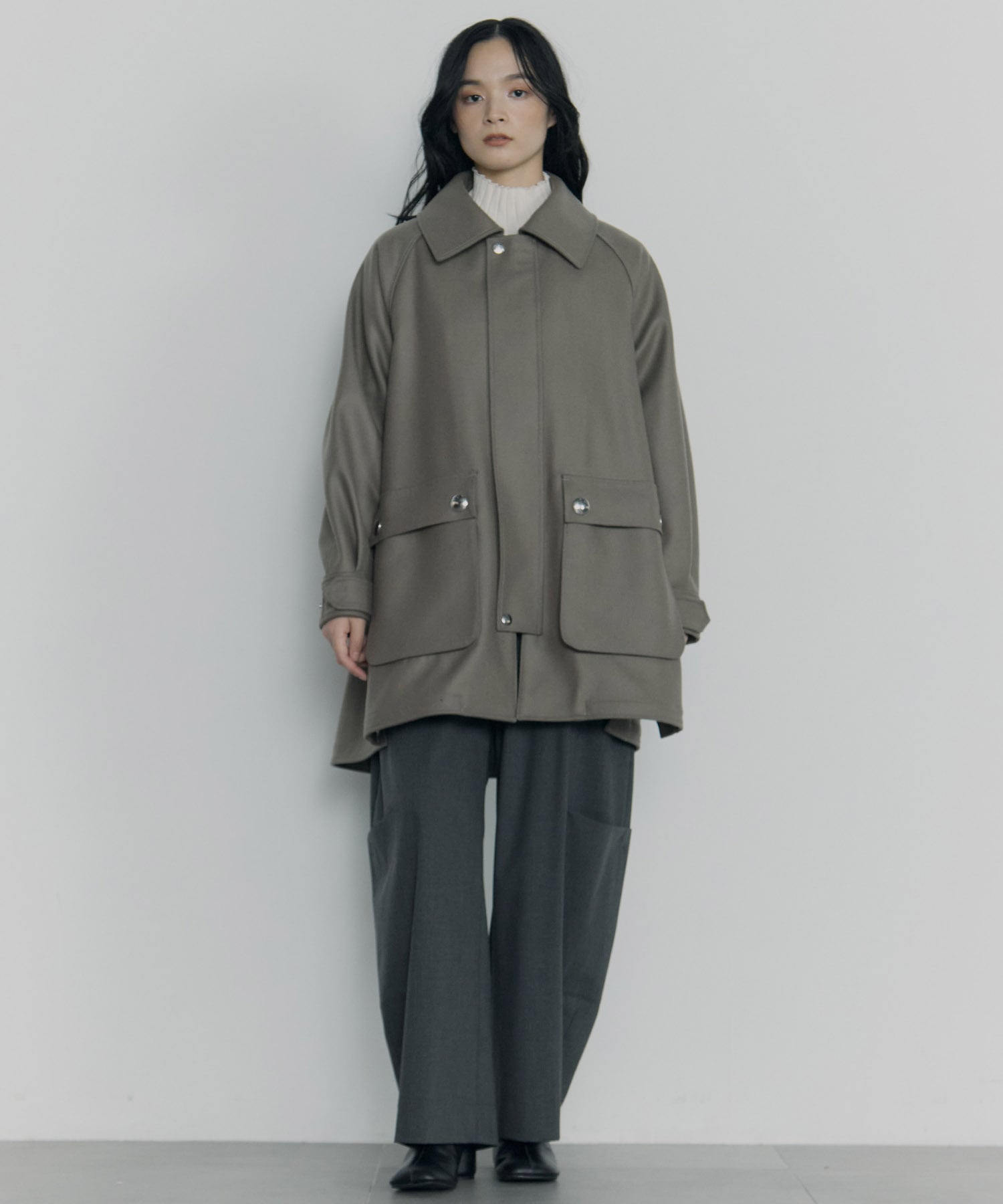 RERACS FISHING COAT(36 GREY BEIGE): THE RERACS: WOMENS｜ STUDIOUS