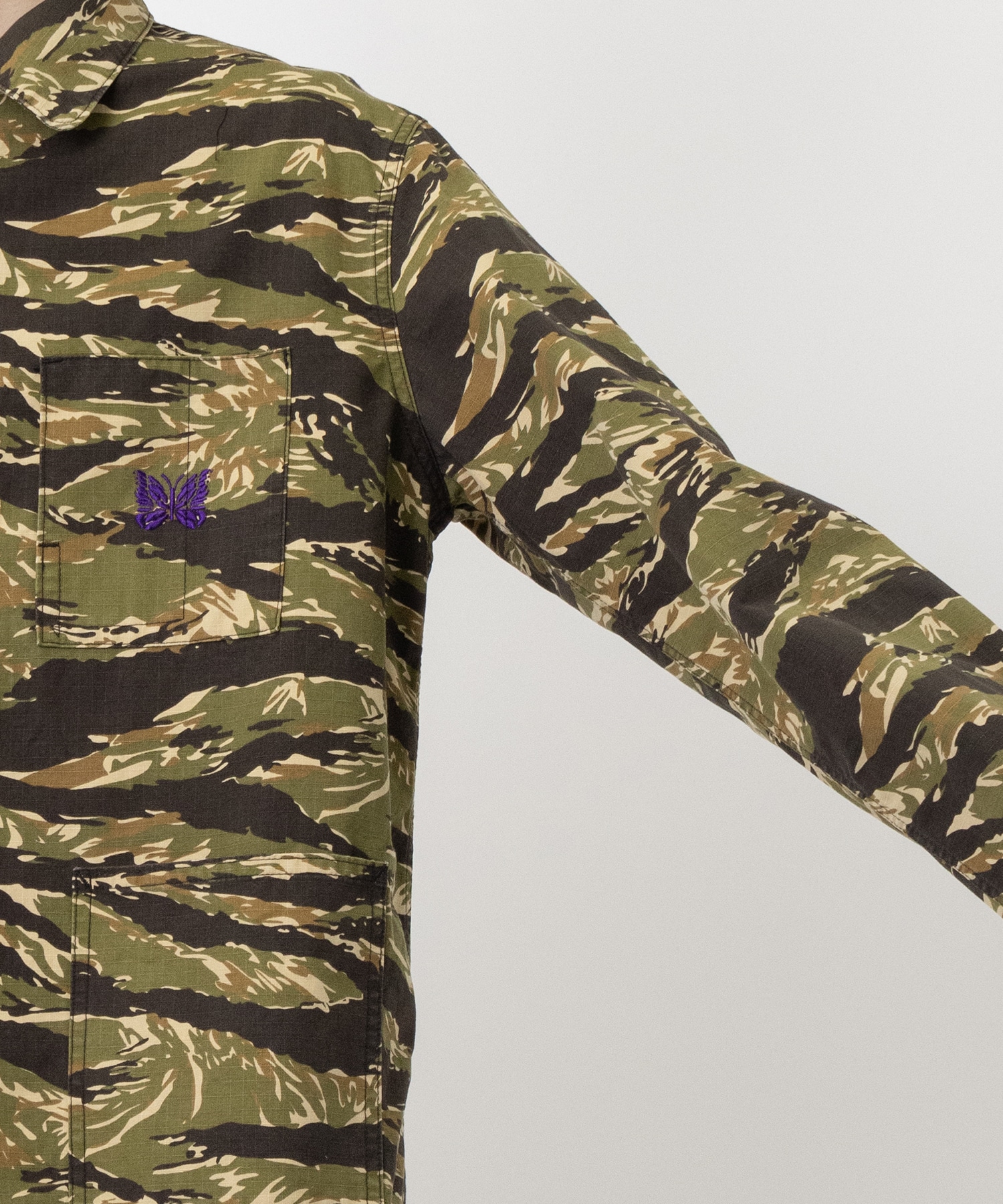 D.N. Coverall - Cotton Ripstop/Camo | NEEDLES