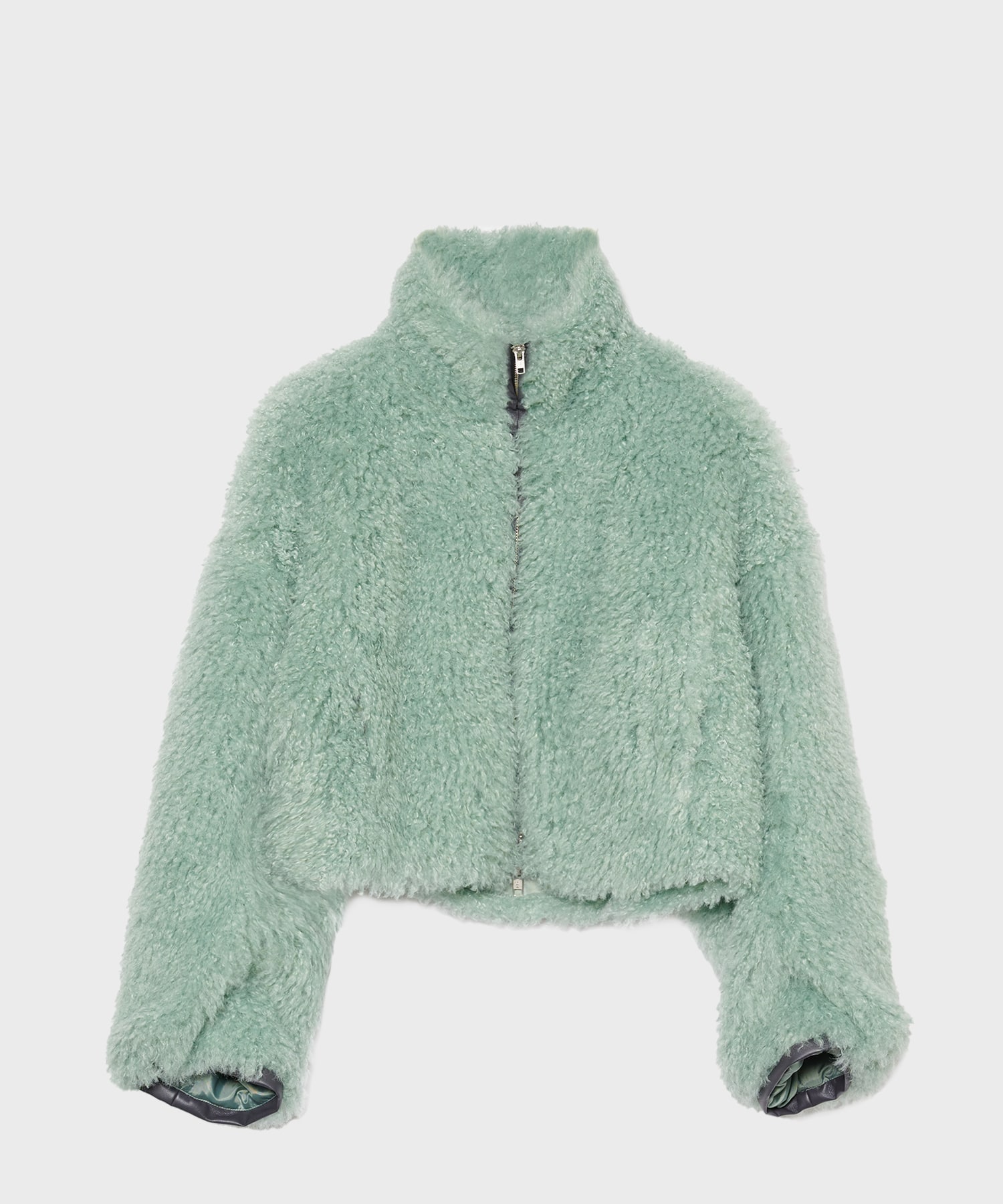 CRIMPED FUR CROPPED BLOUSON(FREE MINT): THINGS THAT MATTER: WOMENS