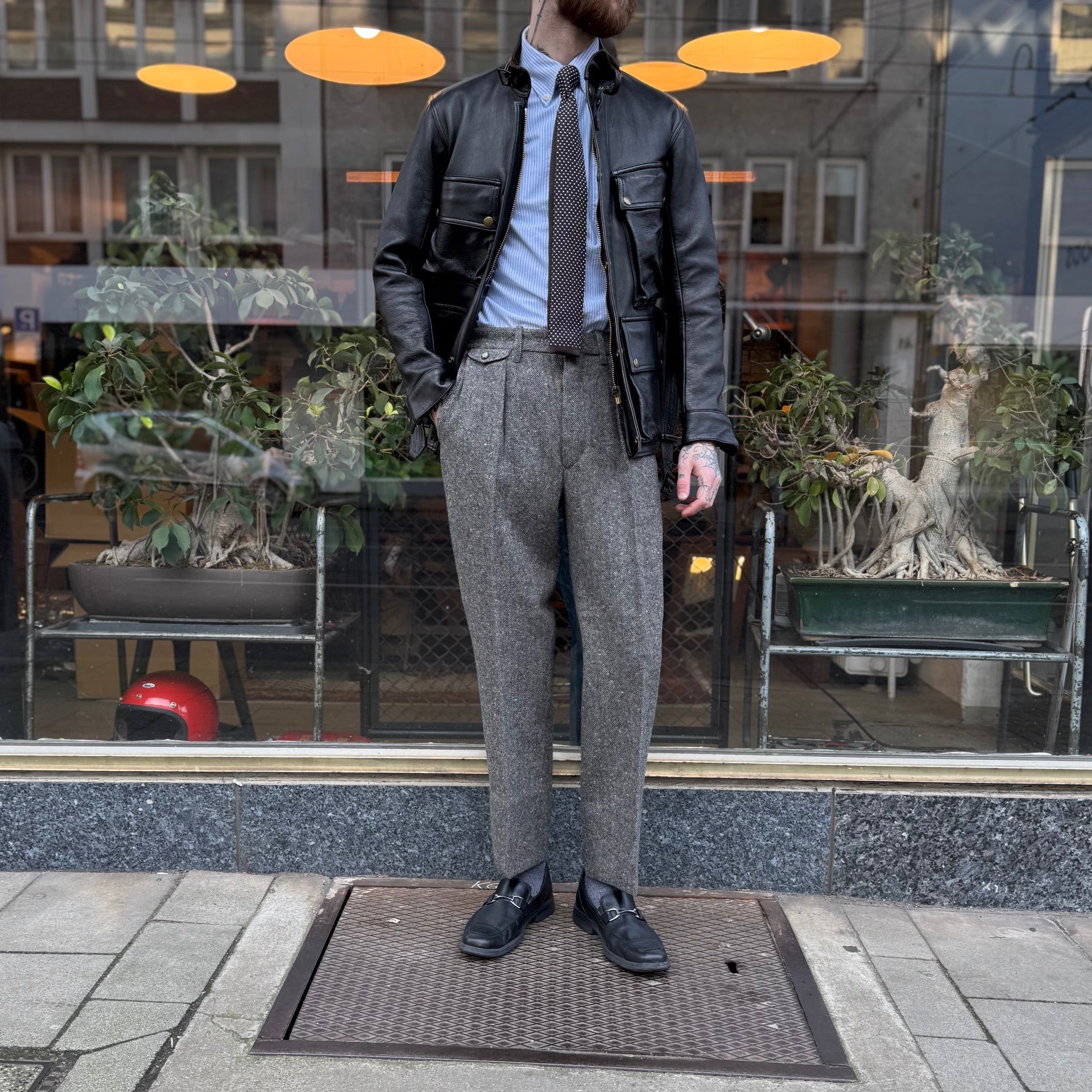 phigvel makers co. | hb tweed goodman's trousers gray – stuf|f