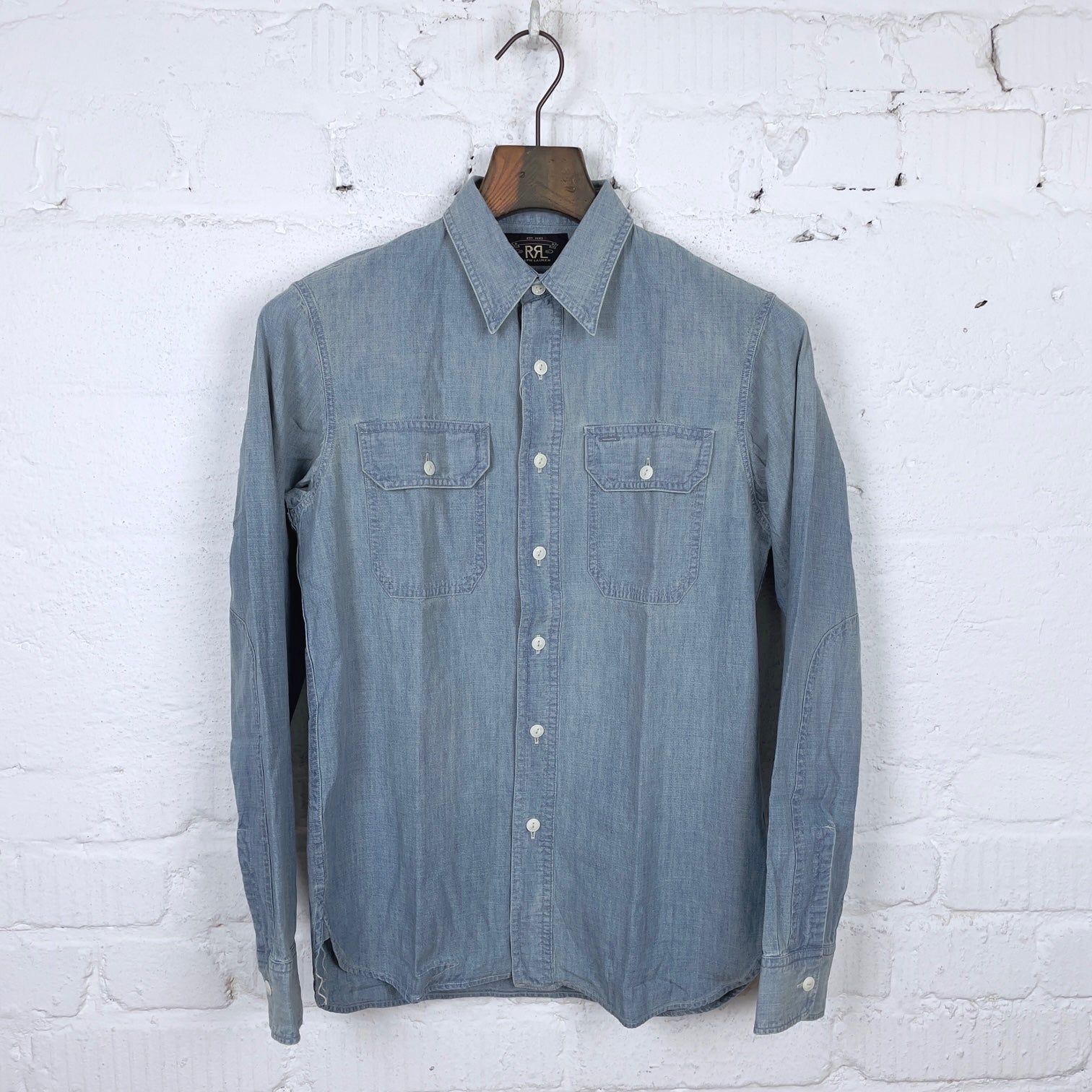 rrl | indigo chambray work shirt – stuf|f-official