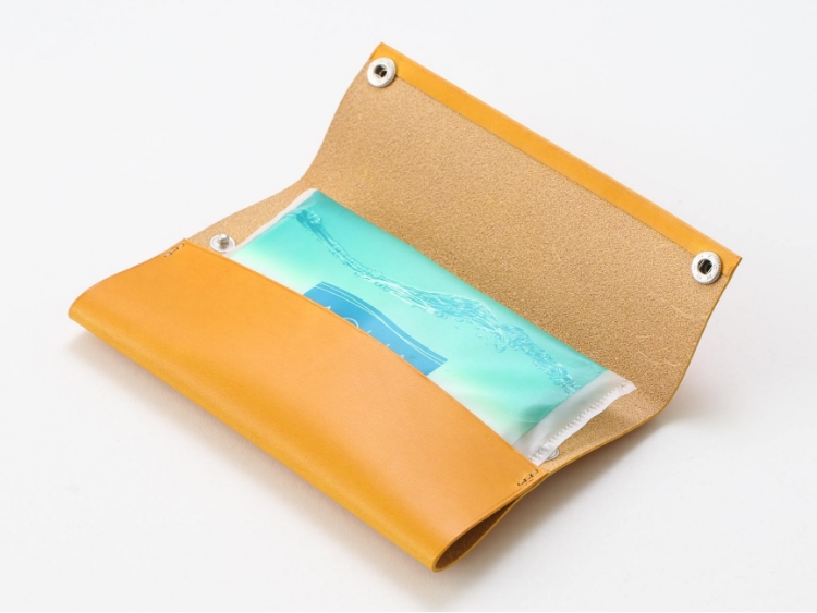 YAMASAKI DESIGN WORKS/ポケットティッシュケース -片側が開くスナップ