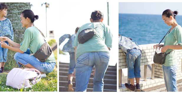 超軽量3wayマザーズバッグ＆ミニショルダー[sun&beach]