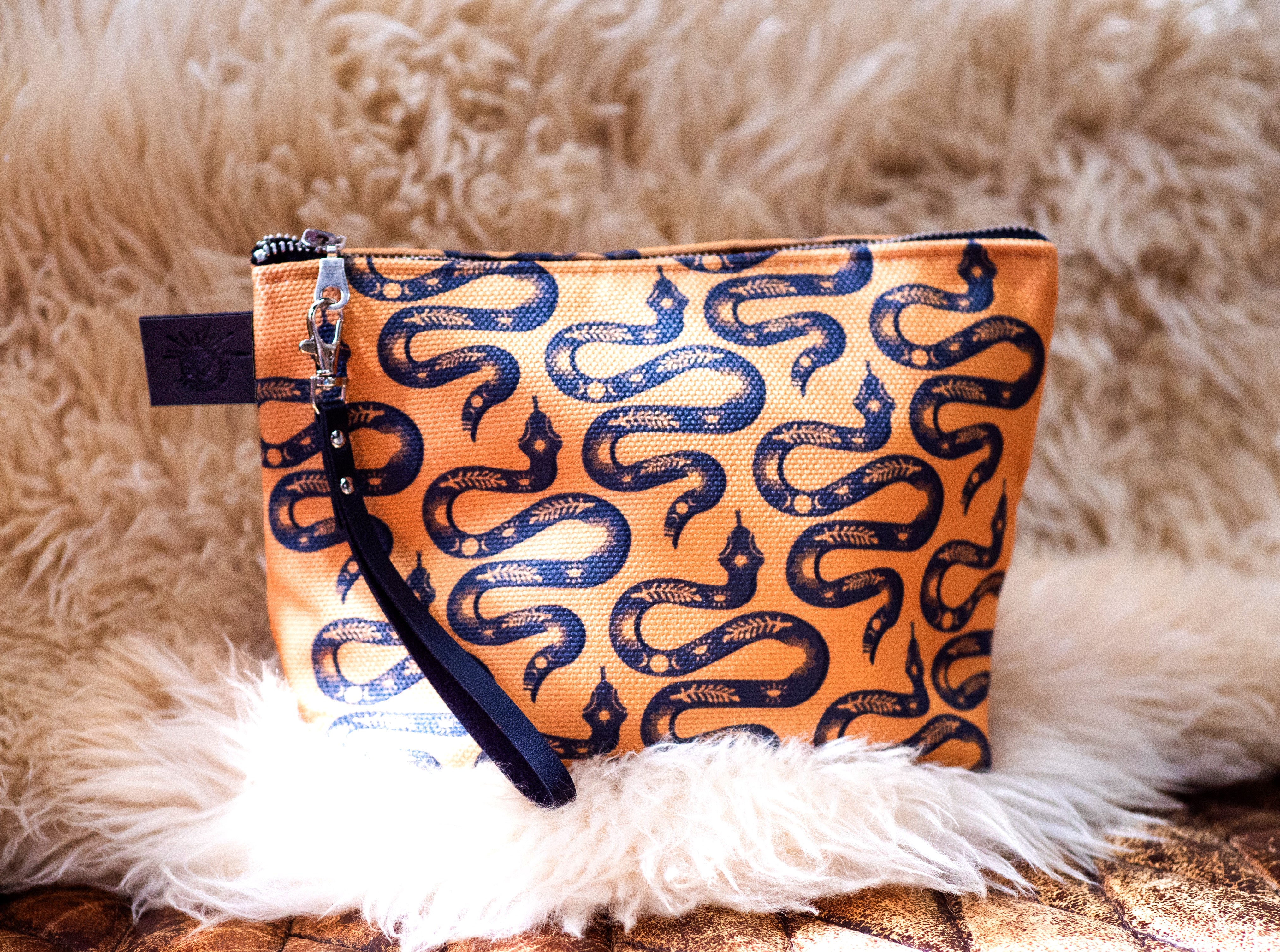Desert Snake Accessory Pouch – SundustBliss