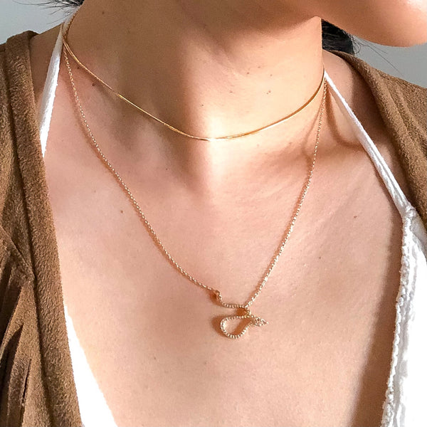 Snake Bone Necklace – SunJewel