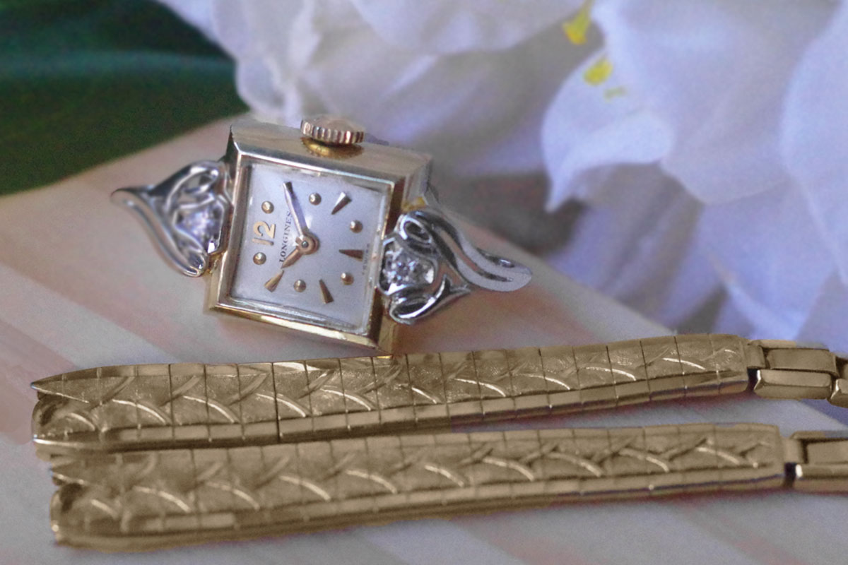 LONGINES ロンジン 14金ケース＆ダイヤモンド コンビカラー