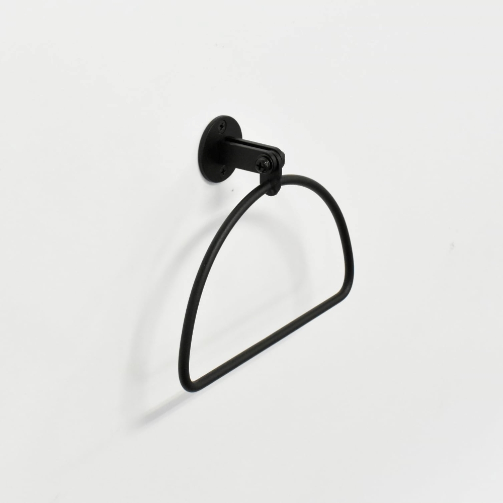 ヨーク リング型タオルハンガー BLACK | SUGIYAMA | Japanese