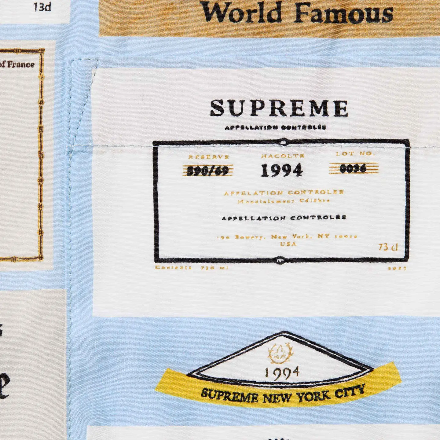 Label Shirt | Supreme 24fw