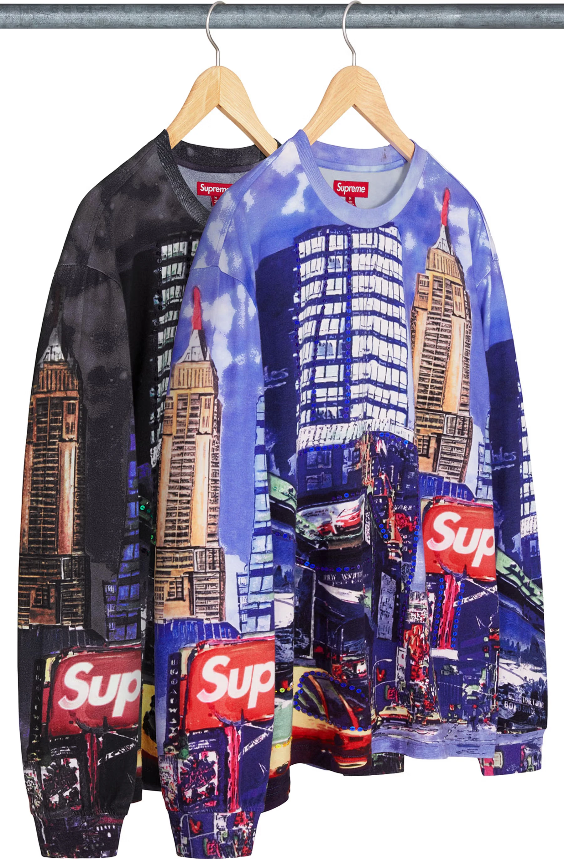 Skyline Sequin L/S Top | Supreme 25ss