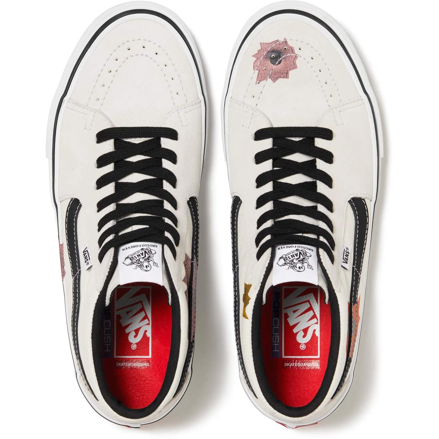 Supreme®/Vans®/Nate Lowman Skate Grosso Mid | Supreme 25ss