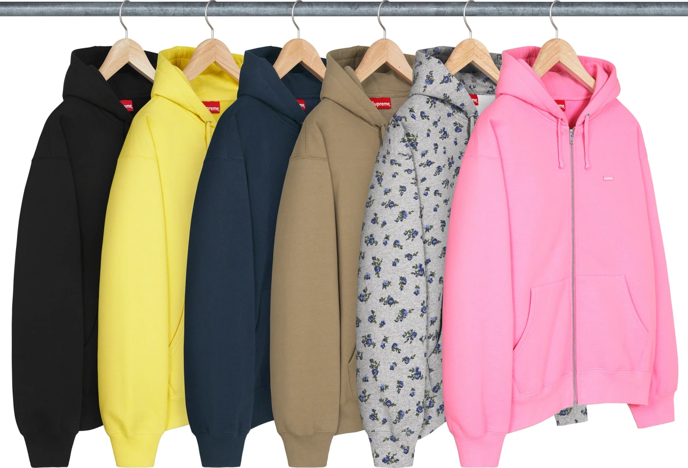 Small Box Zip Up Hooded Sweatshirt | Supreme 23fw
