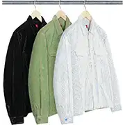 2-Tone Corduroy Zip Up Shirt | Supreme 23ss