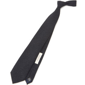 SL】ウールシャドーストライプネクタイ 8.5cm幅/ネイビー/Ermenegildo