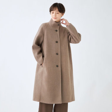 SL】スタンドカラーコート/ブラウン（STC2402-30_S）｜メンズ（メンズ