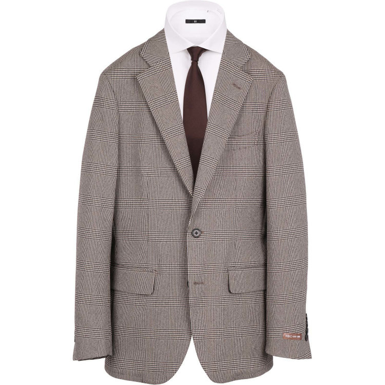 WEB限定/OUTLET】【RBC】【秋冬】2釦ジャケット/ブラウン×グレン