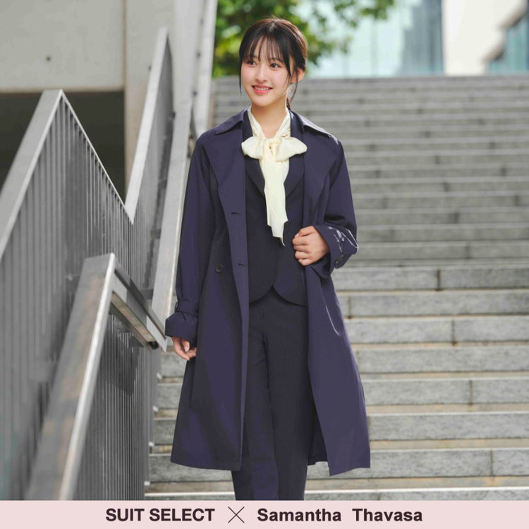 SL】スタンドカラーコート/ネイビー（STC2402-1_S）｜メンズ（メンズ