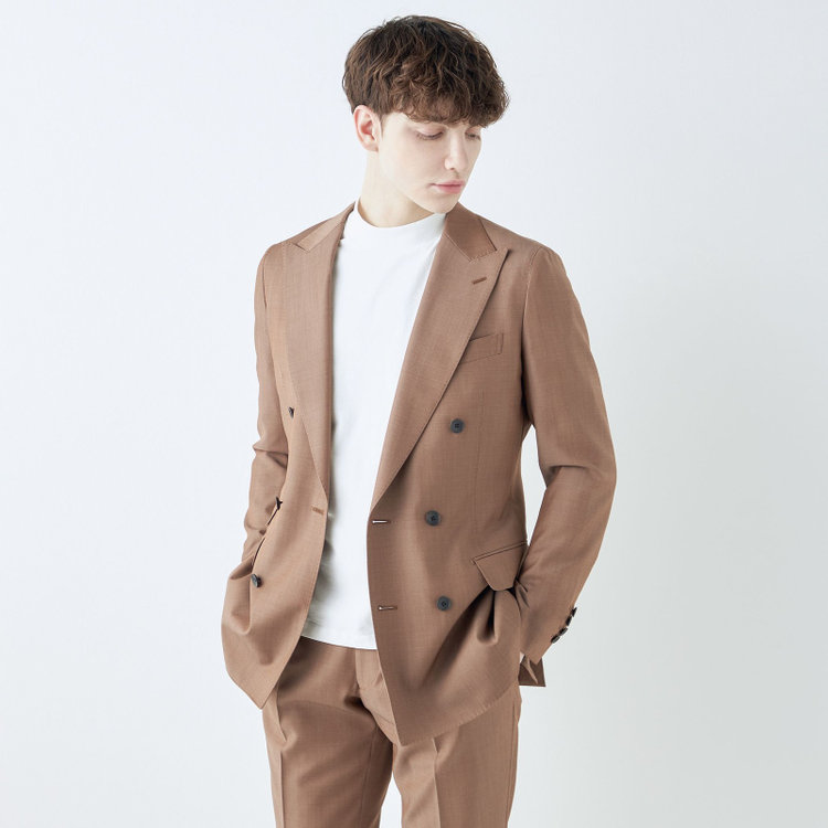 発送在庫あり】【CLASSICO TAPERED】【春夏】6釦2掛けダブルスーツ 2