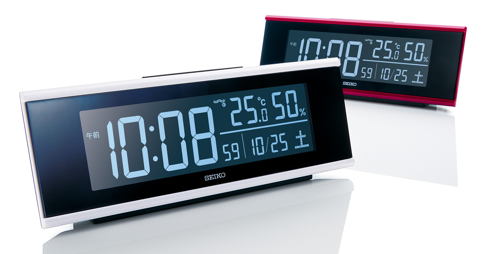 表示色を70色から選択可能な電波クロック「セイコー・シリーズC3」に