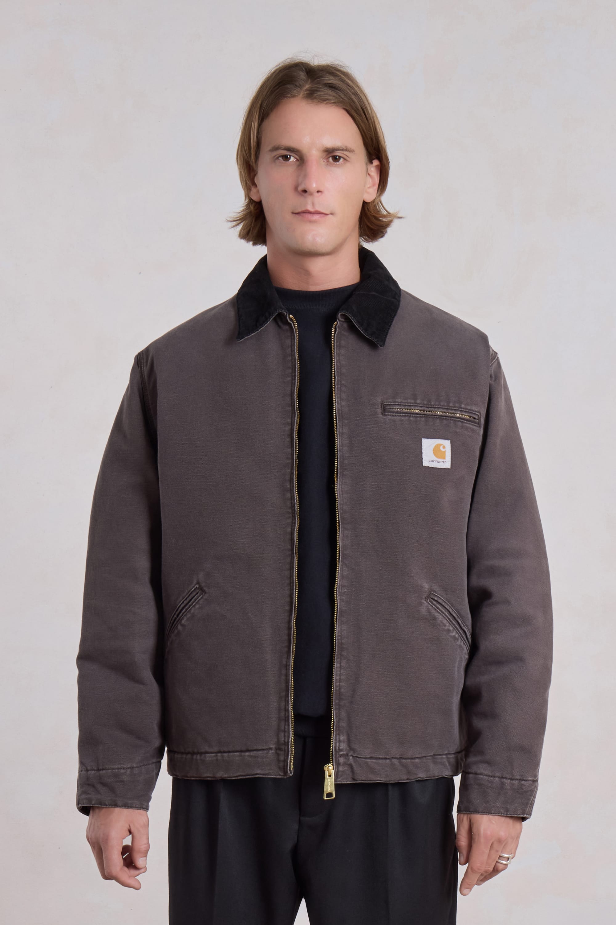 CARHARTT WIP - OG Detroit Jacket Tobacco / Black stone – suuupply