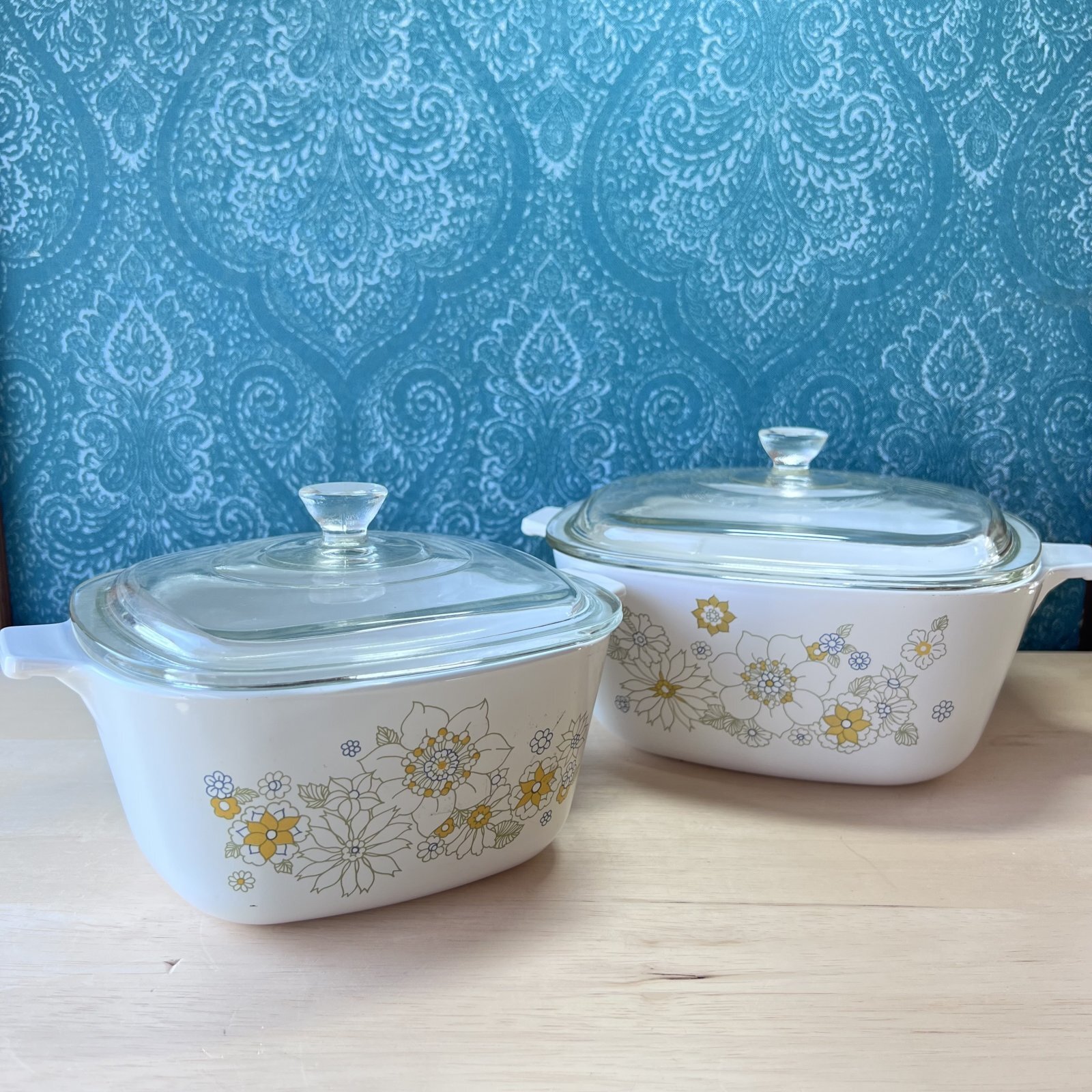 CORNING USA コーニング パイロセラム 耐熱ガラス鍋キャセロール 角型