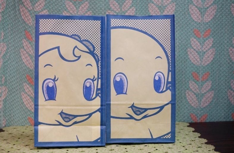 佐藤製薬 サトちゃん サトコちゃん 紙袋 顔眉細 店舗用 KF175