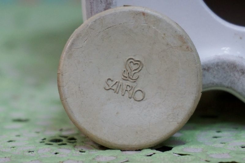 SANRIO サンリオ旧ロゴ ハローキテイ陶器貯金箱 ヴィンテージ OM648