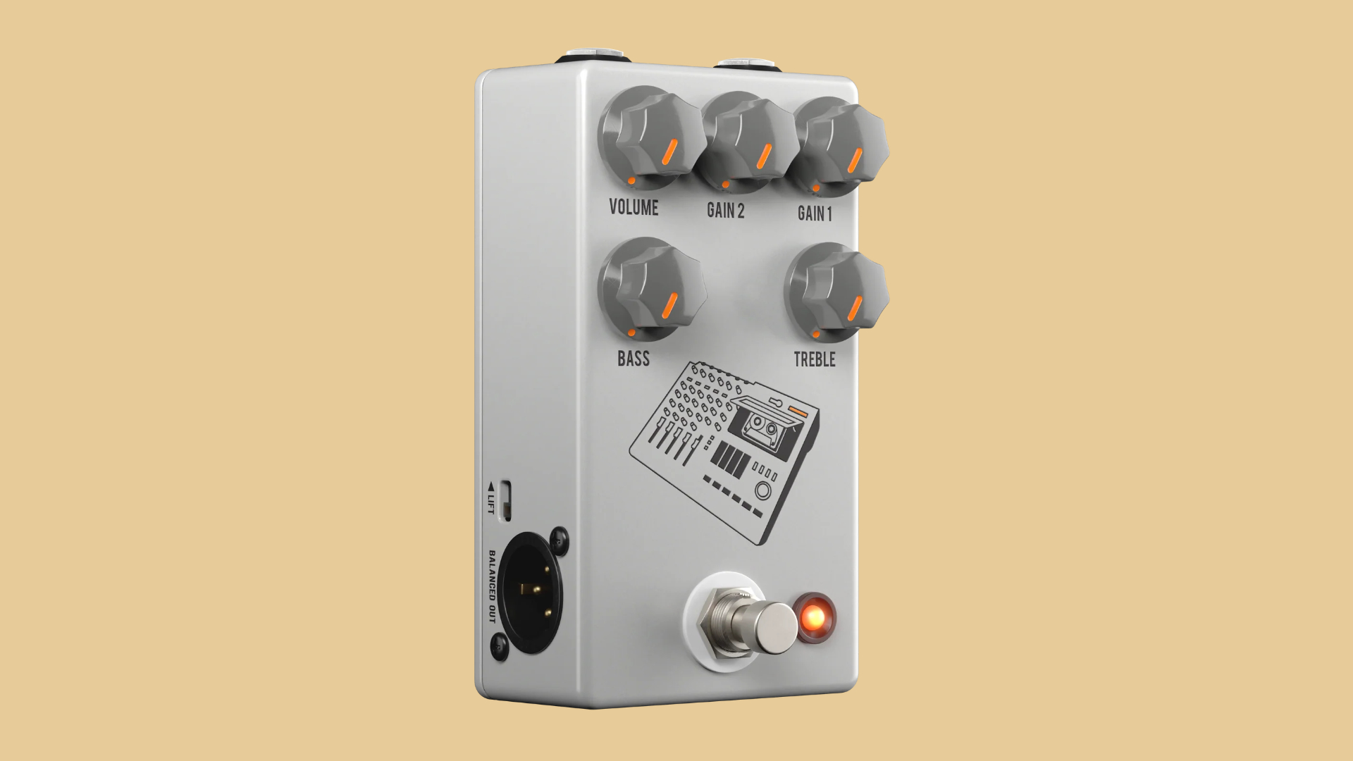 JHS Pedals 424 Gain Stage puts the Tascam Portastudio 424 sound