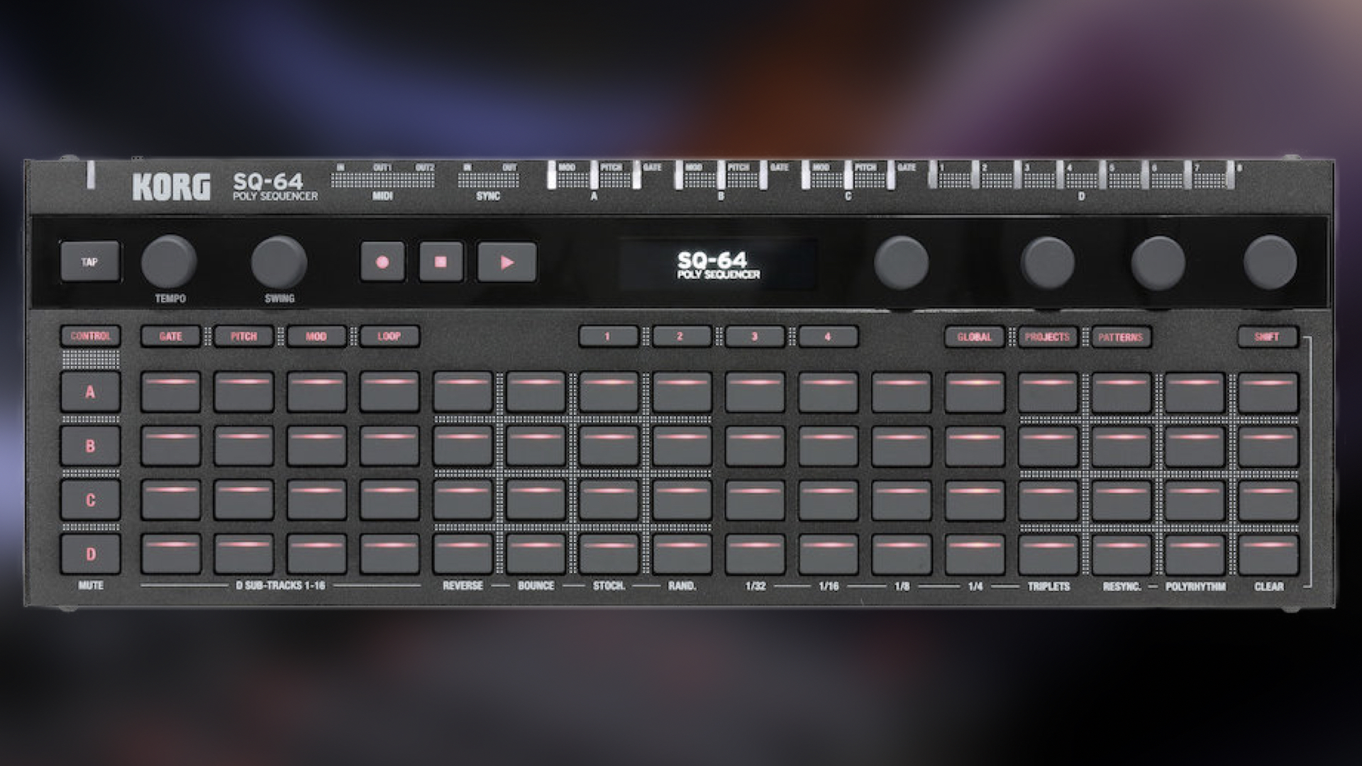KORG SQ-64, Hands-On Poly MIDI/CV Sequencer Officially Announced